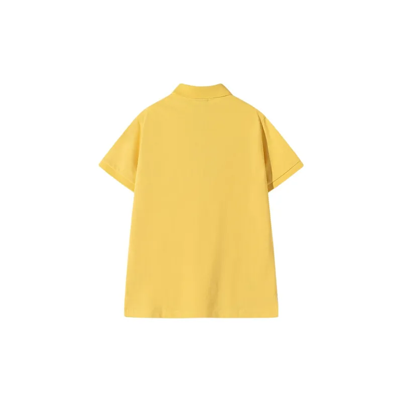 New Era Polo Shirt Unisex Yellow-1