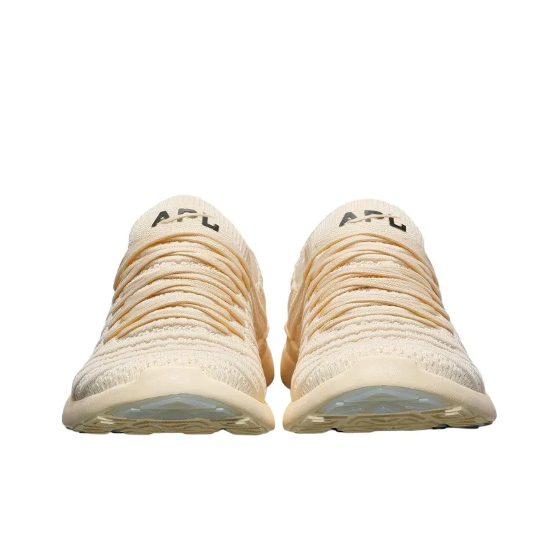 APL ATHLETIC PROPULSION LABS Cushioning Low-Top Running Shoes Men's Cream Yellow-2