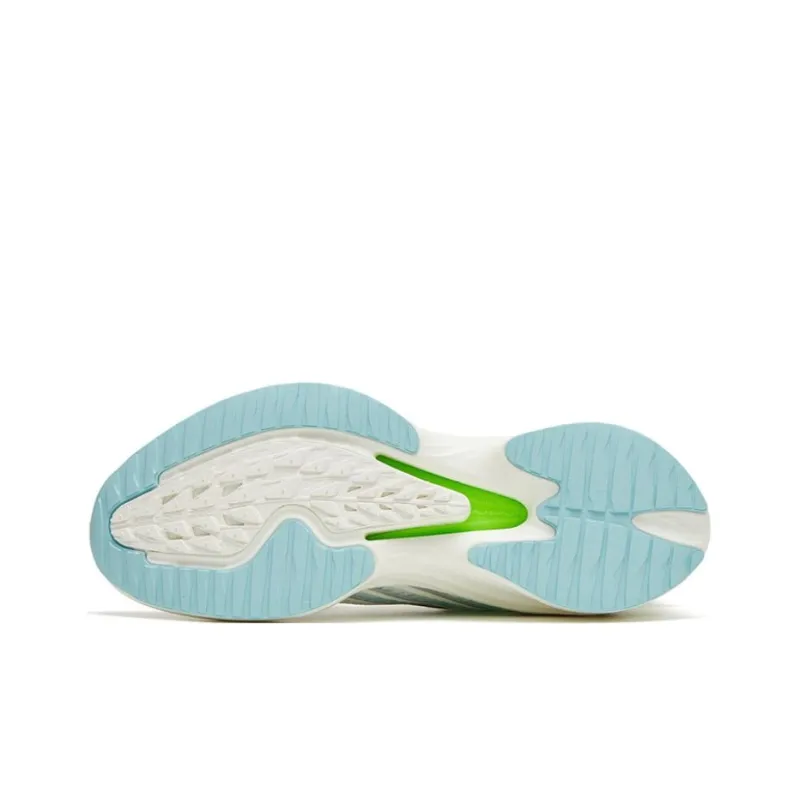 Anta A Grip Pro Anti Slip Wear Resistant Low Top Casual Running Shoes Men's White Green-5
