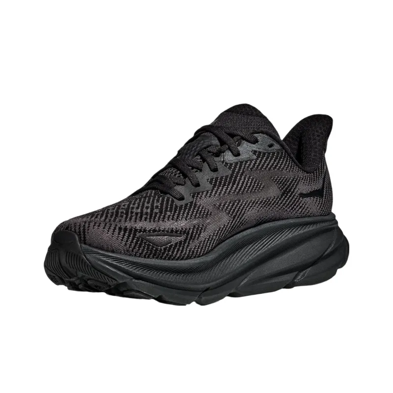 HOKA ONE ONE Clifton 9 Wide 'Triple Black'-1