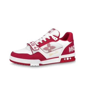 LOUIS VUITTON Lv Trainer 'White Red'