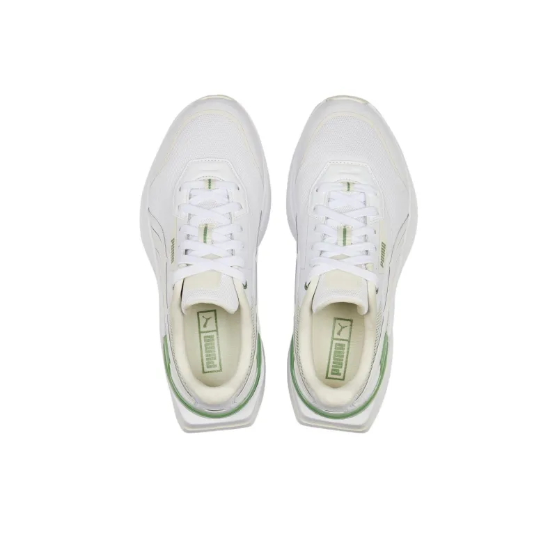 PUMA Kosmo Rider Feminine Tech 'White Green' Women's-3