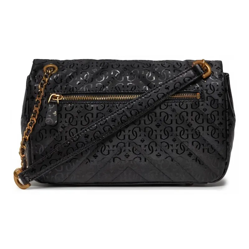 GUESS Artificial Leather Portable Crossbody Bag Shoulder Bag Women's Black-3