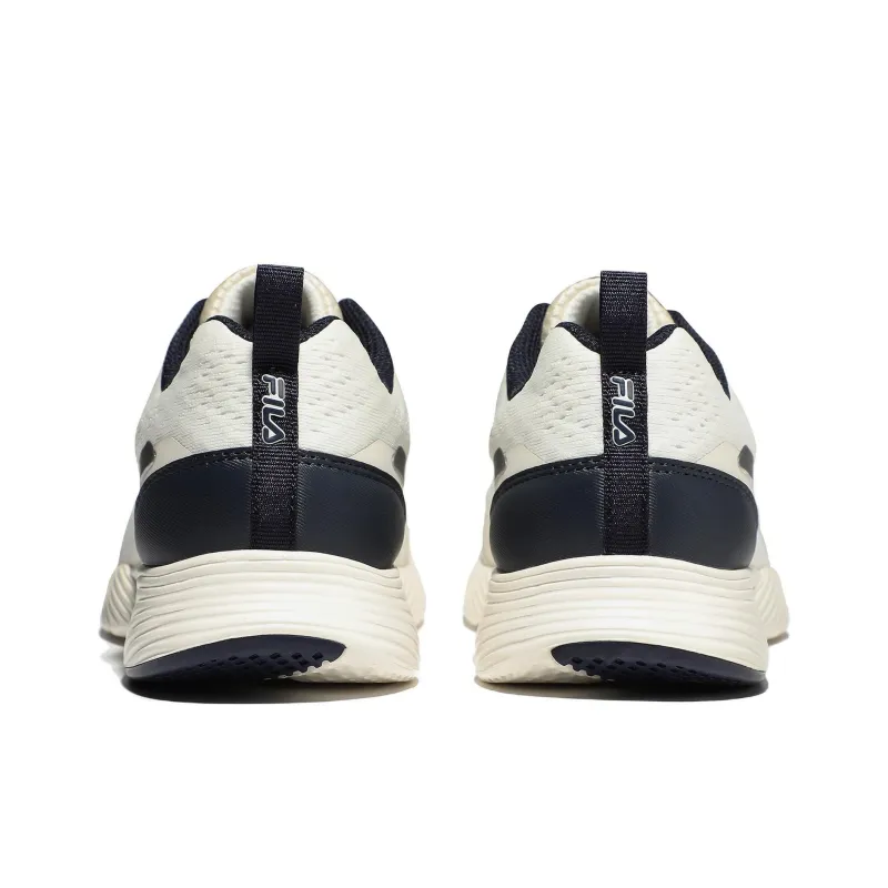 FILA RGB Flex 2 Anti Slip Wear Resistant Low Top Casual Running Shoes Unisex White Black Korean Style-3