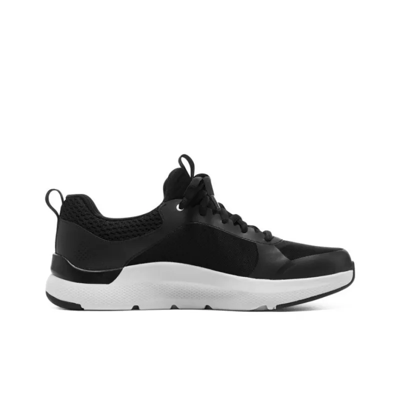 Skechers Go Train Move Anti Slip And Wear Resistant Rebound Low Top Casual Shoes Women's Black Gray-1