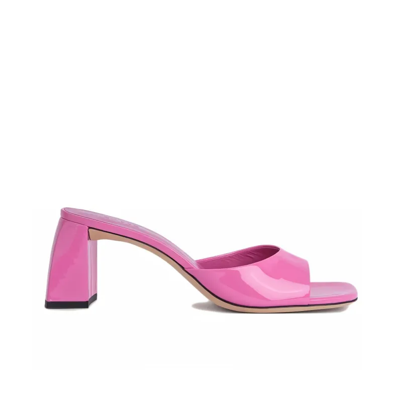 By Far Michele 70mm Patent-leather Mules-1