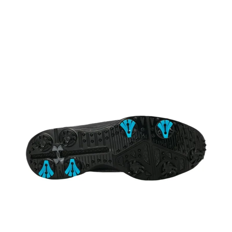 Under Armour Charged Draw 2 Golf Wide 'Black Steel'-4