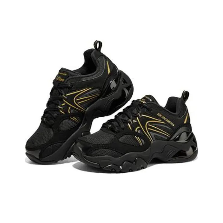 Skechers DLites 3.0 Air Sneakers 'Black Gold' Women's-2