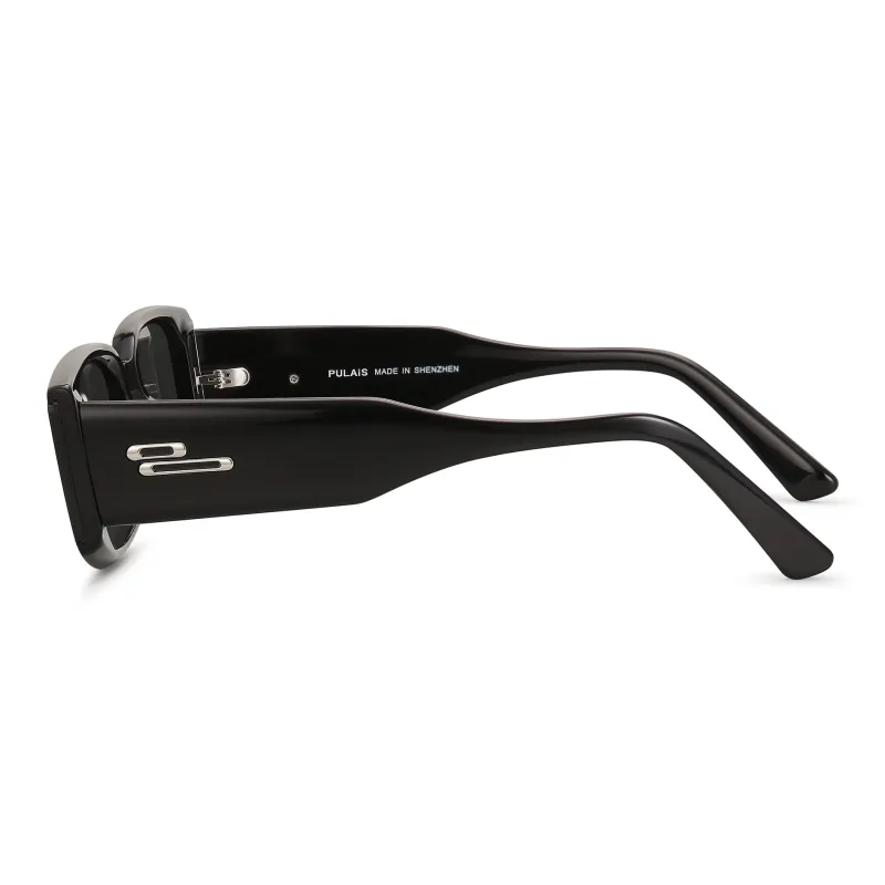 PULAIS Plate Frame Square Sunglasses Unisex-2