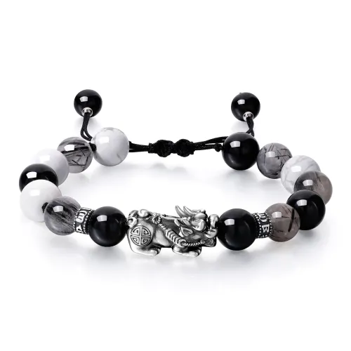 OWNCOOL Obsidian Jade Bracelets Men's