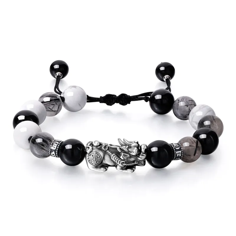OWNCOOL Obsidian Jade Bracelets Men's-0