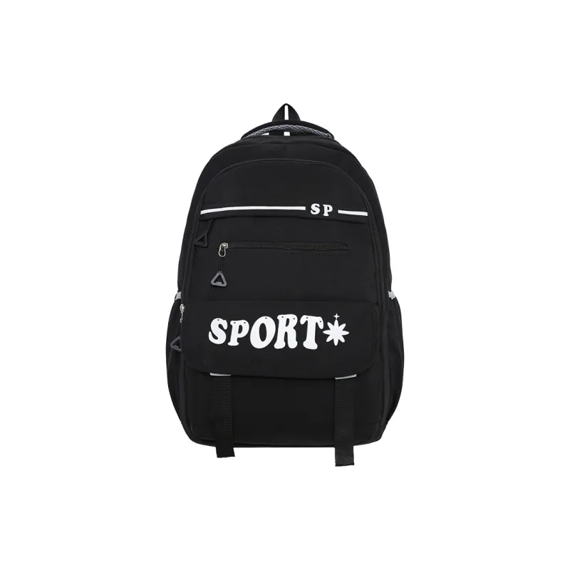 KAKAXI Nylon Backpack Regular Unisex Black/Purple/Blue/Green/Pink-0