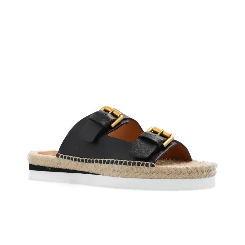 See By Chloe Glyn Slide Slippers Women's Black-2