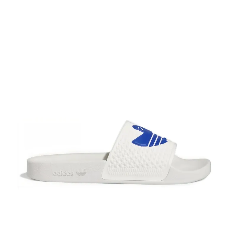 Adidas Shmoofoil Slides 'White Royal Blue'-1