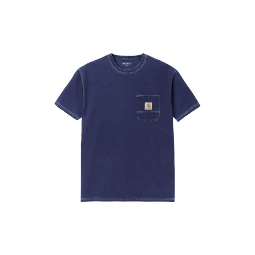 Carhartt WIP T-Shirts Unisex NYL/Uniform Blue