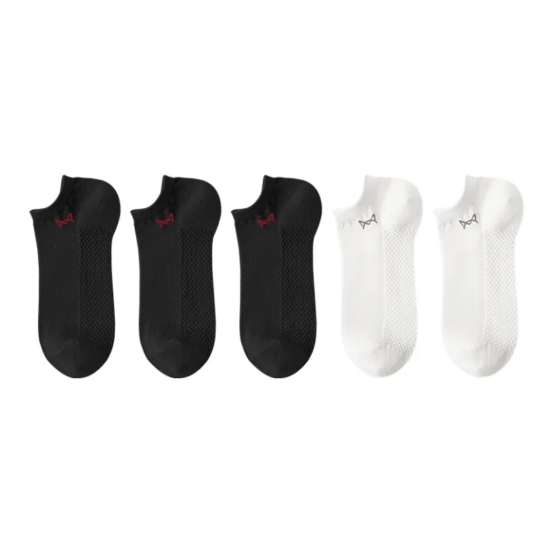 MIIOW No-Show Socks Unisex 5 Pack-12