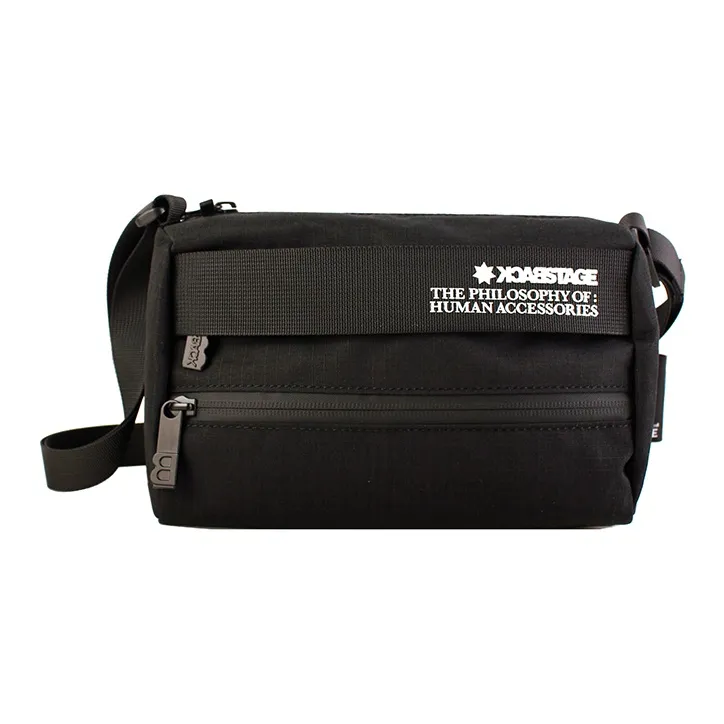 BACKSTAGE Polyester Shoulder Bag Crossbody Bag Unisex Black Green Blue-1