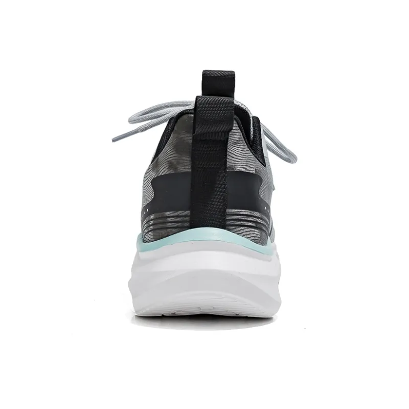 Warrior Low Top Running Shoes Men's Light Gray Black-3