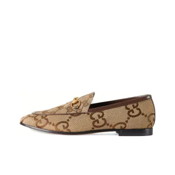 GUCCI Jordaan Loafer Gg Canvas Women's