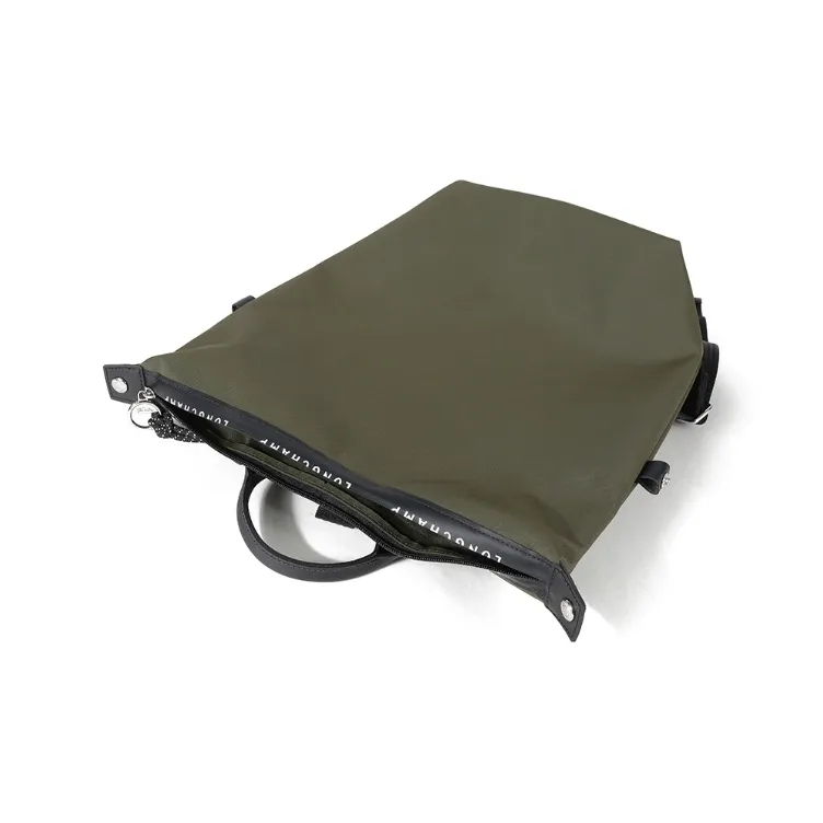 LONGCHAMP Le Pliage Energy Fabric Backpack Women's Khaki Green-6