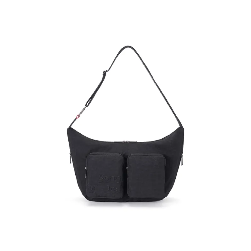 SONG OF JOY Urban Techwear Nylon Shoulder Bag, Travel Bag Regular Unisex Multicolor-0