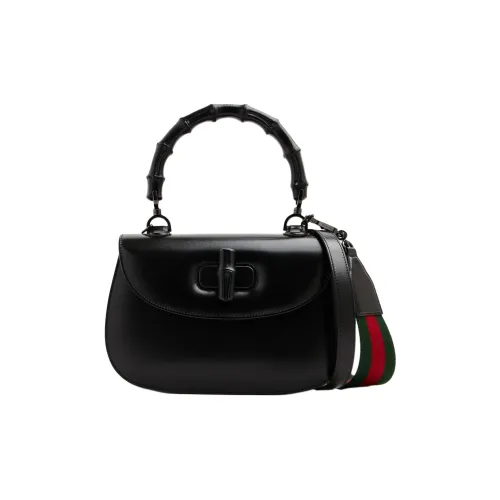 GUCCI Leather Shoulder Bag, Crossbody Bag, Handbag Women's Black