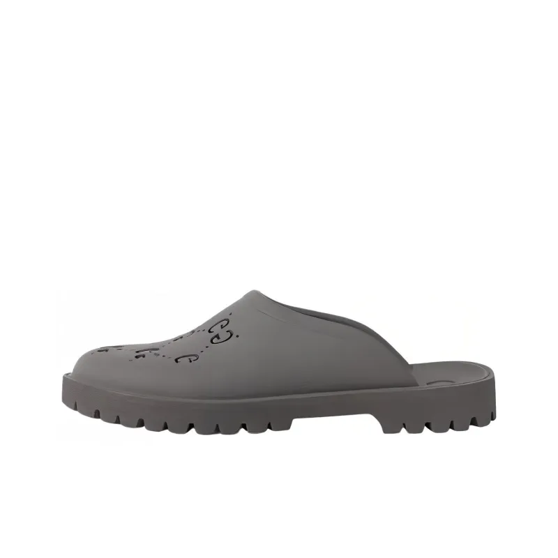 GUCCI GG Sandals Dark Grey-0