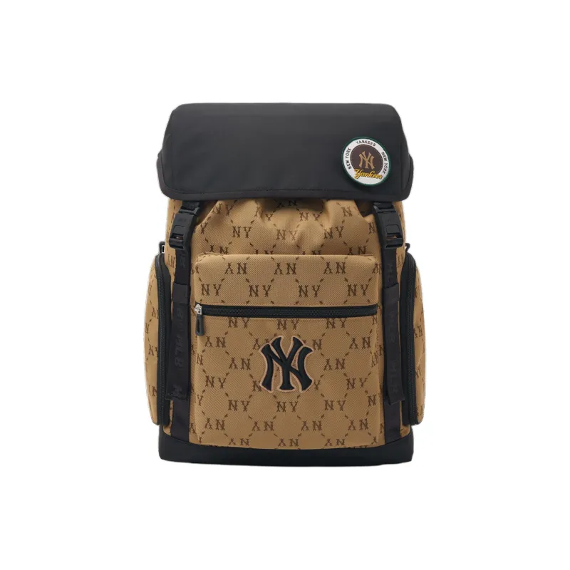 MLB Polyester Backpack Regular Unisex Brown-0