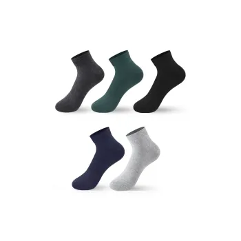 INVISIBLE Ankle Socks Men's 5 Pack