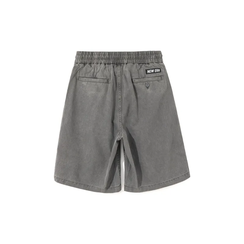 New Era Casual Shorts Unisex Gray-1