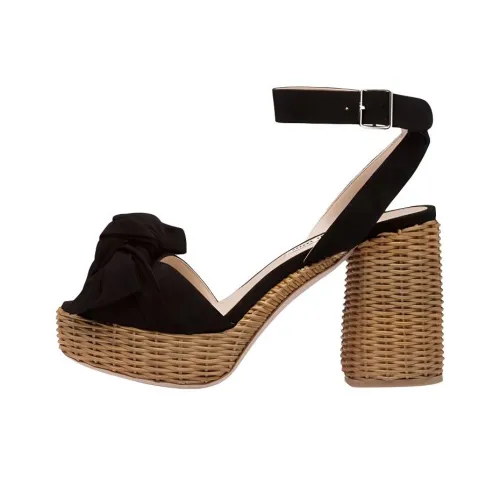 MIU MIU Strap Sandals Women's Black