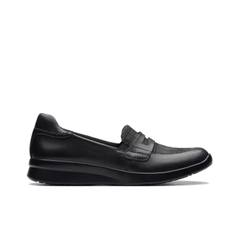 Clarks Loafers Unisex Black-1