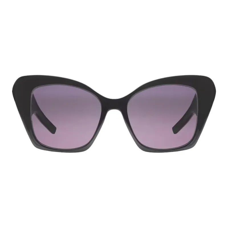 GIVENCHY Injection Molded Acetate Polyamide Metal Irregular Shape Sunglasses Women's Black-1