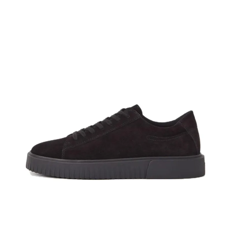 VAGABOND SHOEMAKERS Anti-Slip Wear-Resistant Low-Top Skateboard Shoes Men's Black-0