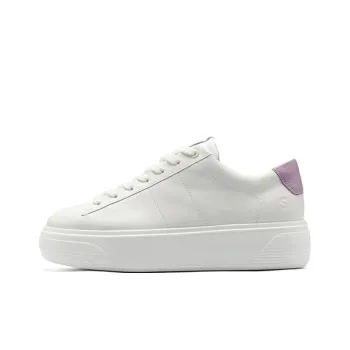 Ecco Low Top Skateboard Shoes Women's White