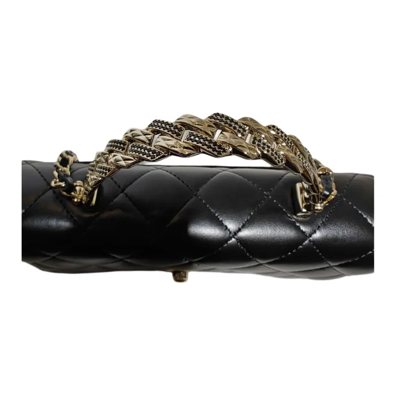 CHANEL WOC Leather Shoulder Bag, Crossbody Bag, Handbag Women's Black-1