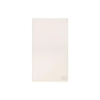 Valentino Logo Embellished Fringed Edge Scarf