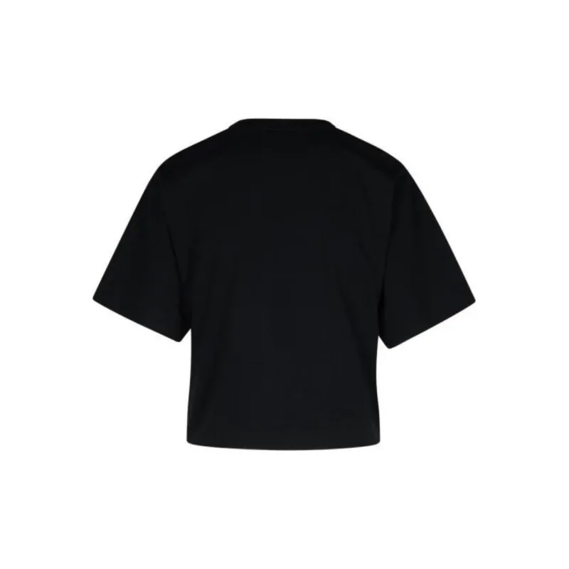 OFF WHITE Logo Embroidered Crewneck T Shirt-1