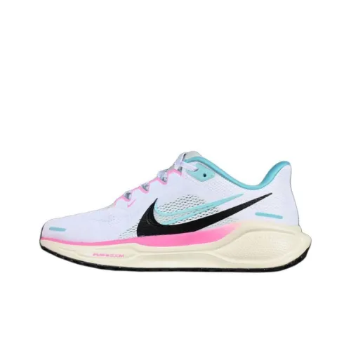 Nike Pegasus 41 Running Shoes Unisex Low-Top White/Blue/Pink