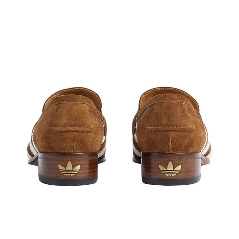☆ ADIDAS x GUCCI Loafer Women’s ‘Brown Suede’ ☆ adidas x Gucci Loafer Light Brown Suede - 7022841DPM02860 - US
