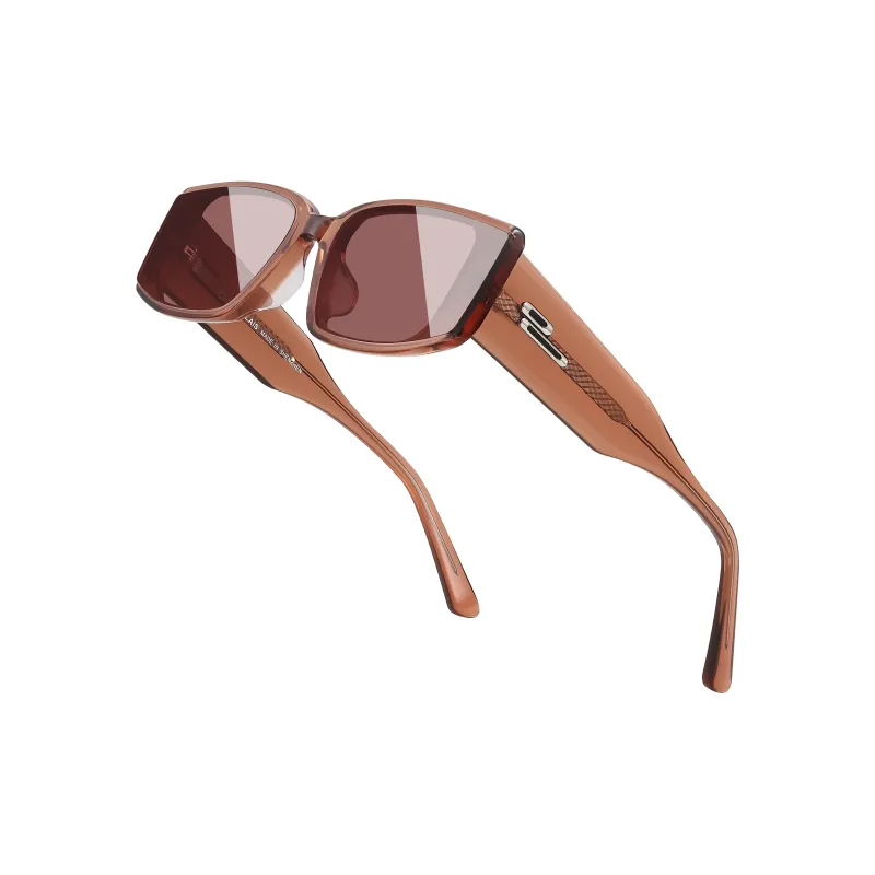 PULAIS Plate Frame Square Sunglasses Unisex-11