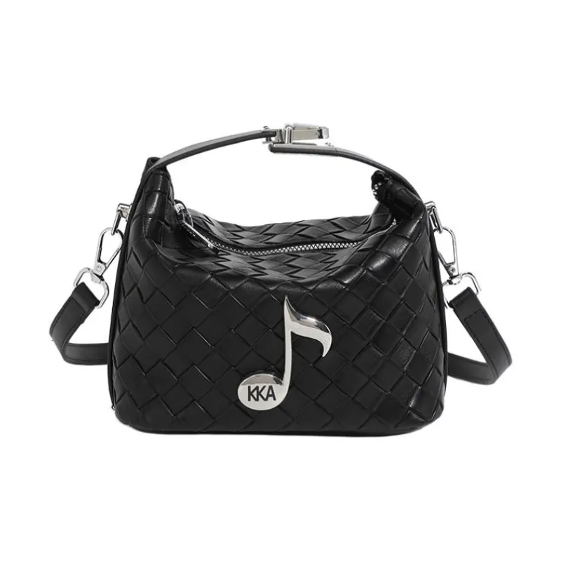 KKA PU Handbags Shoulder Bag Crossbody Bag Regular Women's Ecru/Black/Silver-10