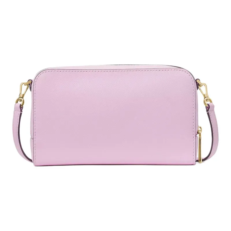 Kate Spade Staci Saffiano Leather Shoulder Bag Crossbody Bag Women's Berry Cream-2