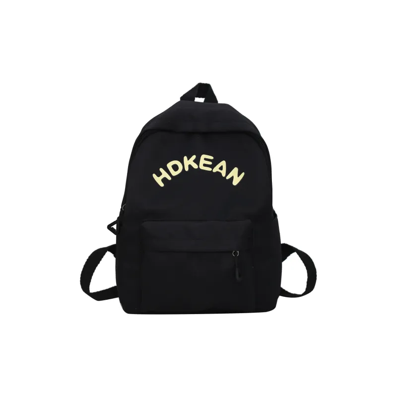 KAKAXI Nylon Backpack Unisex Black/Pink/Purple/Khaki/Green/White-0
