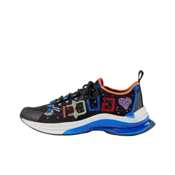 GUCCI RUN Lovelight Low Top Sports Casual Shoes Women's Black