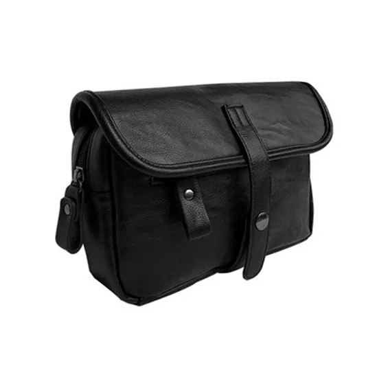 TTaG．baG PU Crossbody Bag Regular Men's Black/Plaid-1