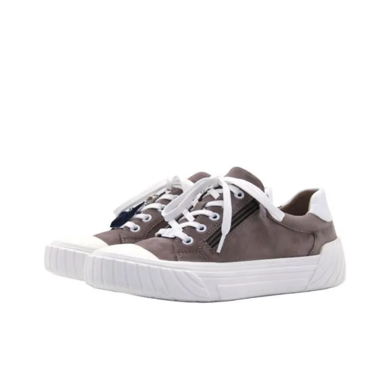 CAPRICE Slip-Resistant Low-Top Skateboard Shoes Women's Brown-2