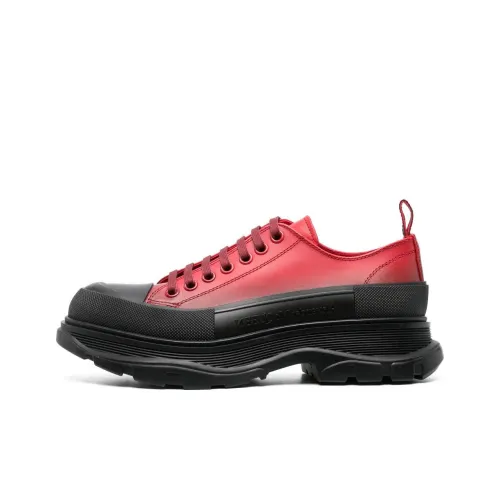 Alexander McQueen Tread Slick Low-Top Casual Shoes Men's Red