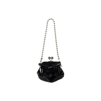 TTaG．baG PU Shoulder Bag Portable Crossbody Bag Shoulder Bag Regular Women's Black/White/Silver