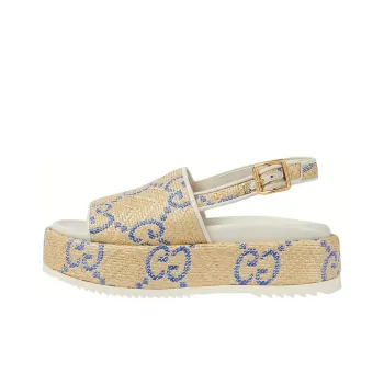 GUCCI Strap Sandals Women's Beige